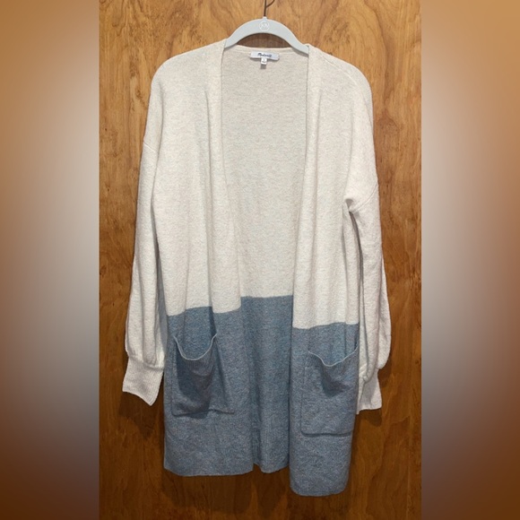 Madewell Sweaters - Madewell Long Open Front Cardigan Sweater Alpaca Wool Blend